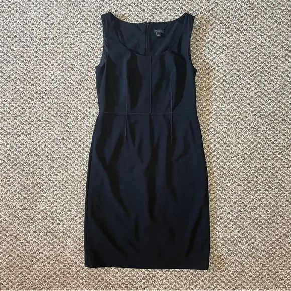 princess polly baby blue dress Puff Sleeves A-Line Midi Dress, Ladies Black Casual Sweetheart Neck Pleated  One Piece, Elegant Black main image 0